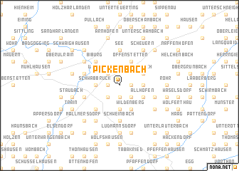 map of Pickenbach