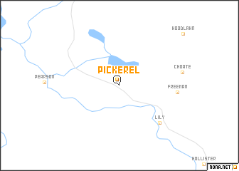 map of Pickerel