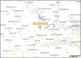 map of Pickering