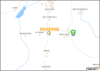 map of Pickering