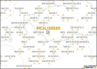 map of Pickließem