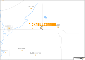 map of Pickrell Corner
