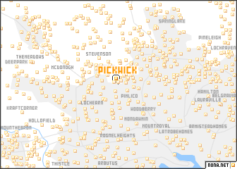 map of Pickwick