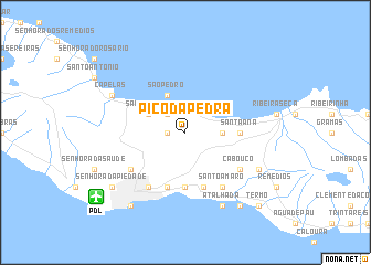 map of Pico da Pedra