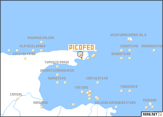 map of Pico Feo