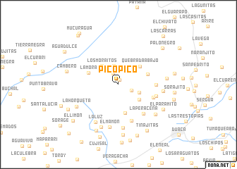 map of Pico Pico