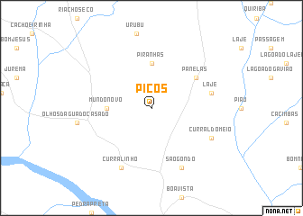 map of Picos