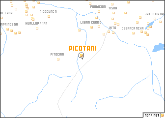 map of Picotani