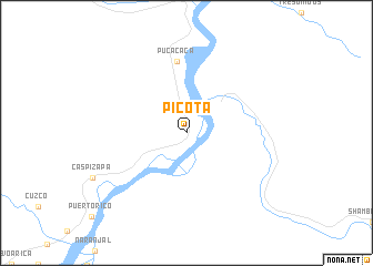 map of Picota