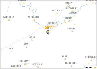 map of Pico