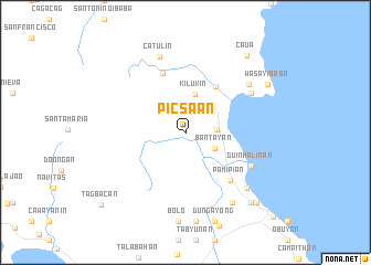 map of Picsaan