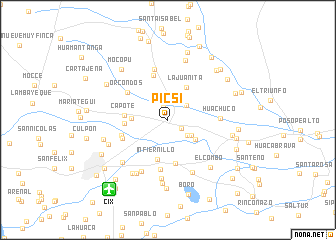 map of Picsi