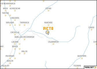 map of Picta