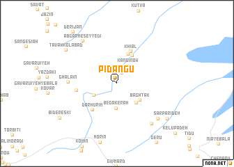 map of Pīdangū