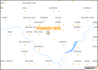 map of Pidawngyang