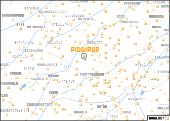map of Piddipur