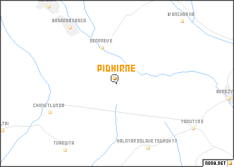 map of Pidhirne
