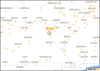 map of Pidh