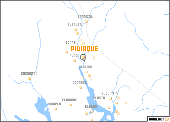 map of Pidiaque