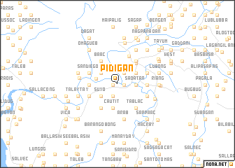 map of Pidigan