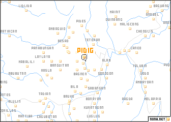 map of Pidig