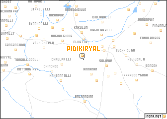 map of Pidikiryāl