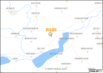 map of Pidok