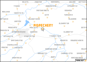 map of Pidpechery