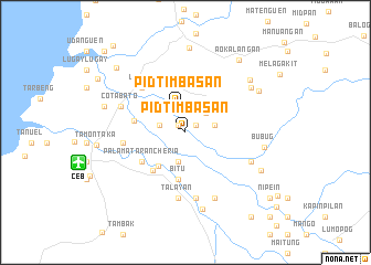 map of Pidtimbasan