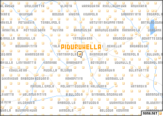 map of Piduruwella