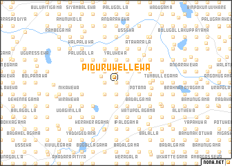 map of Piduruwellewa