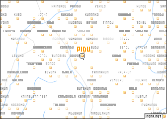 map of Pidu