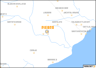 map of Piebra