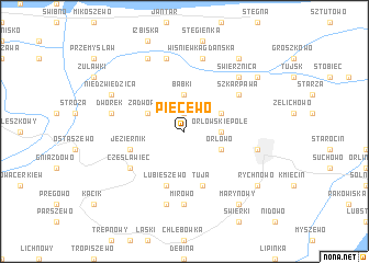 map of Piecewo