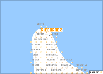 map of Pie Corner