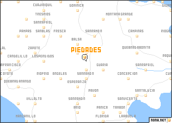 map of Piedades