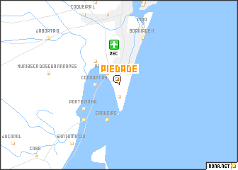 map of Piedade