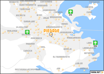 map of Piedade