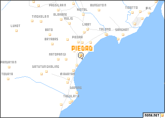 map of Piedad