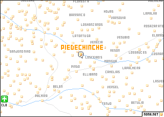 map of Piedechinche