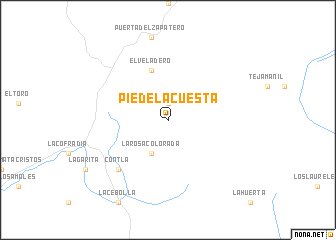 map of Pie de la Cuesta