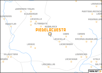 map of Pie de la Cuesta