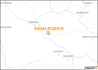 map of Pie de la Cuesta