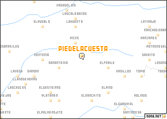 map of Pie de la Cuesta