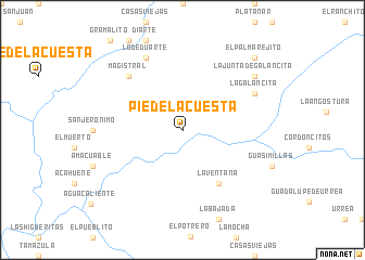 map of Pie de la Cuesta