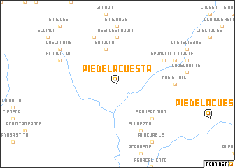 map of Pie de la Cuesta