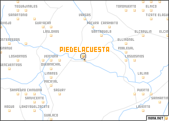 map of Pie de la Cuesta