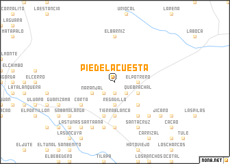 map of Pie de la Cuesta