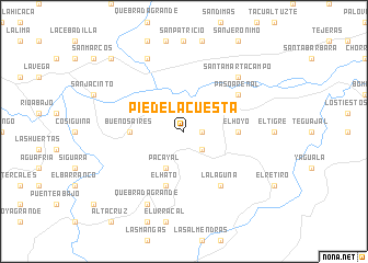 map of Pie de la Cuesta