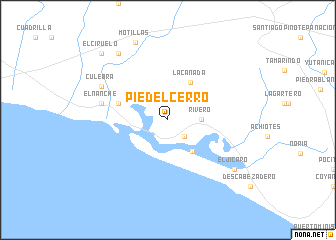 map of Pie del Cerro